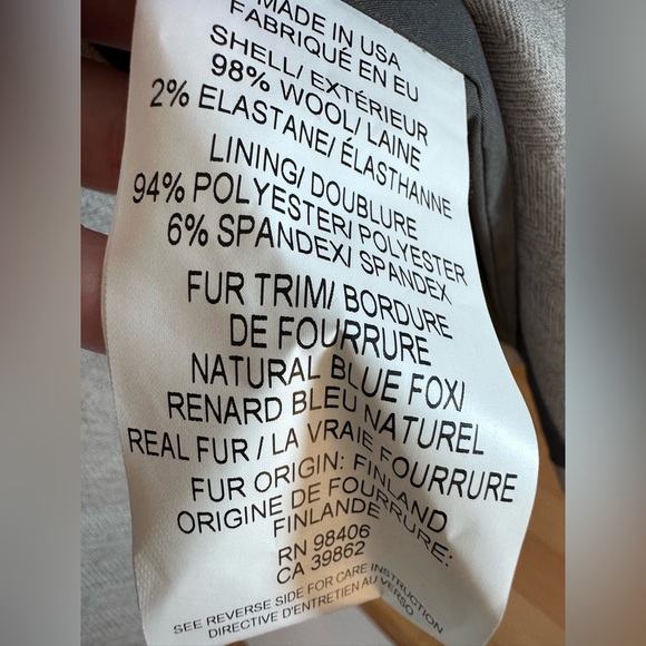 NWT Theory SUIT Gray wool blazer & pants w/ Sze 6 $1100 Retail - Picture 10 of 14